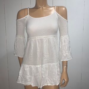 White chiffon tunic